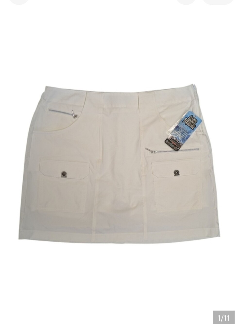 Jamie Sadock Airwear Off White Skort Size 14